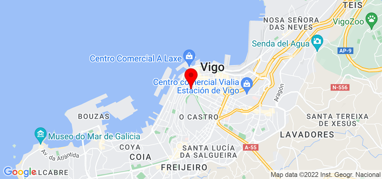 Andres - Galicia - Vigo - Mapa