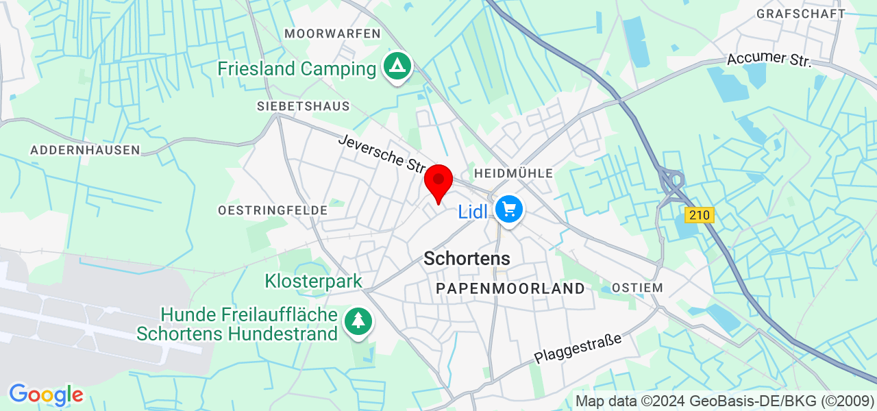 POPKEN EEG - Niedersachsen - Friesland - Map