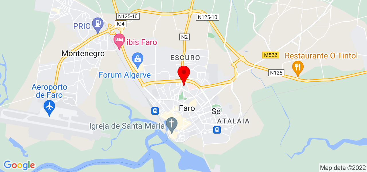 Leandro - Faro - Faro - Mapa