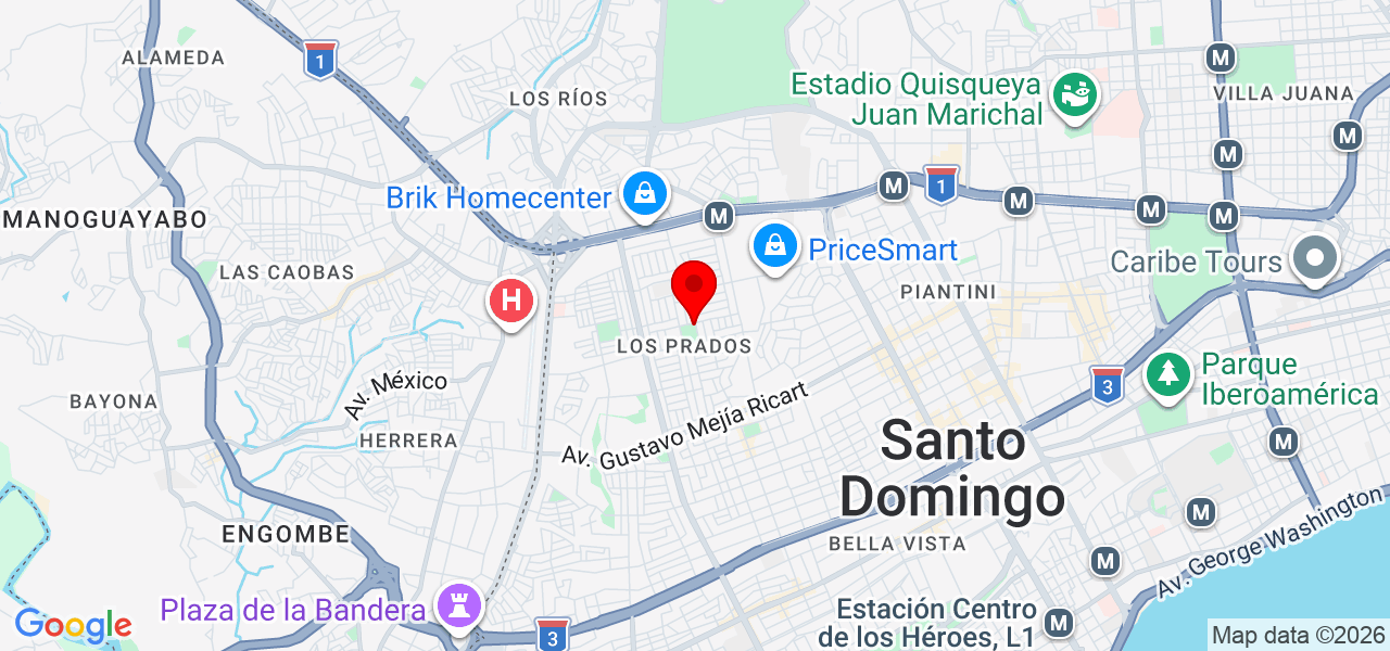 Pro-translation, SRL - Distrito Nacional - Santo Domingo de Guzmán - Mapa