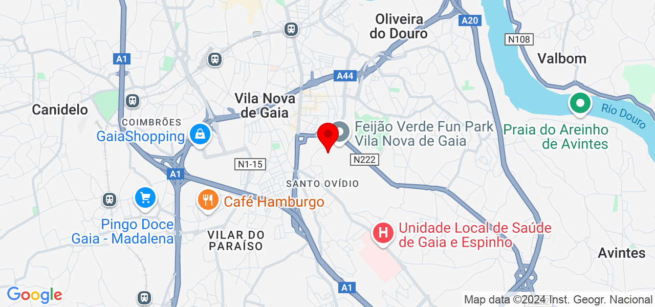 Catarina Guerreiro - Porto - Vila Nova de Gaia - Karte