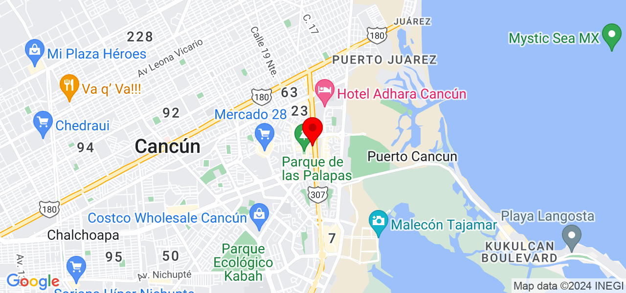 GRUPO NANVAN - Quintana Roo - Benito Juárez - Mapa