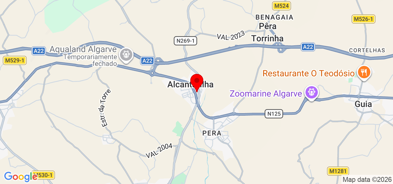 Reset cleaning Algarve - Faro - Silves - Carte