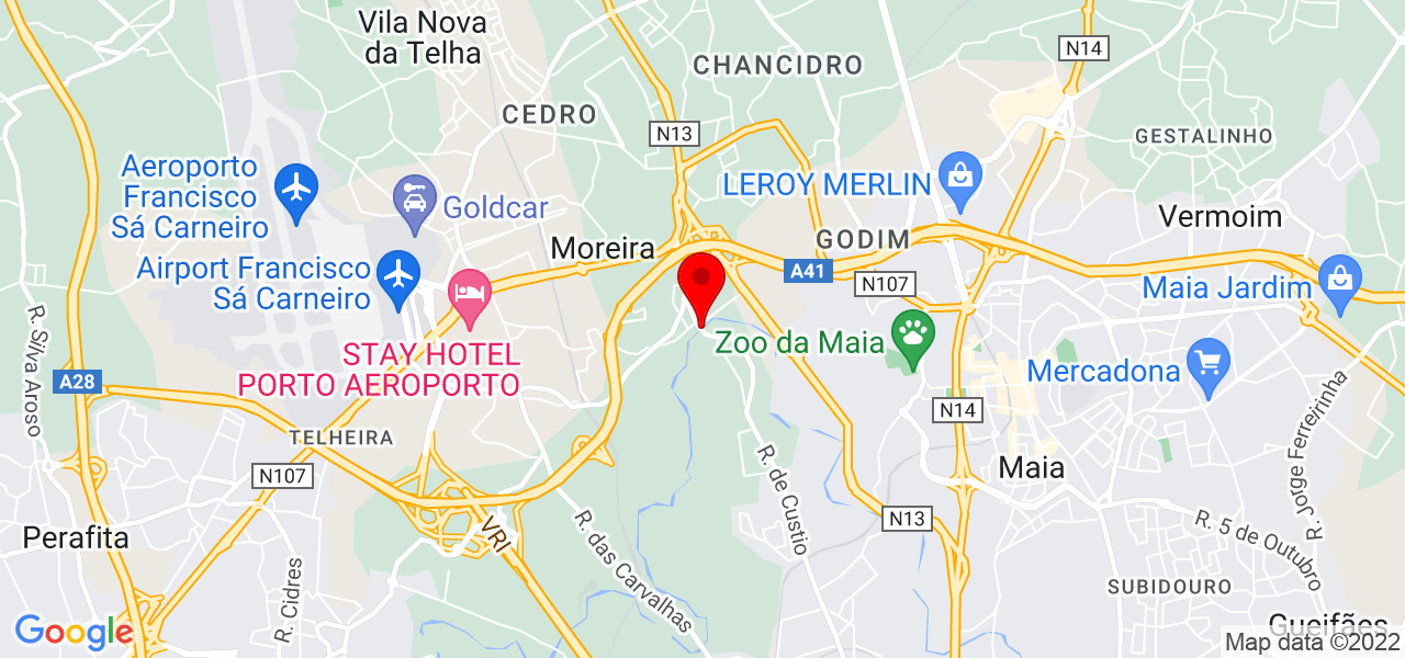 Albino - Porto - Matosinhos - Mapa