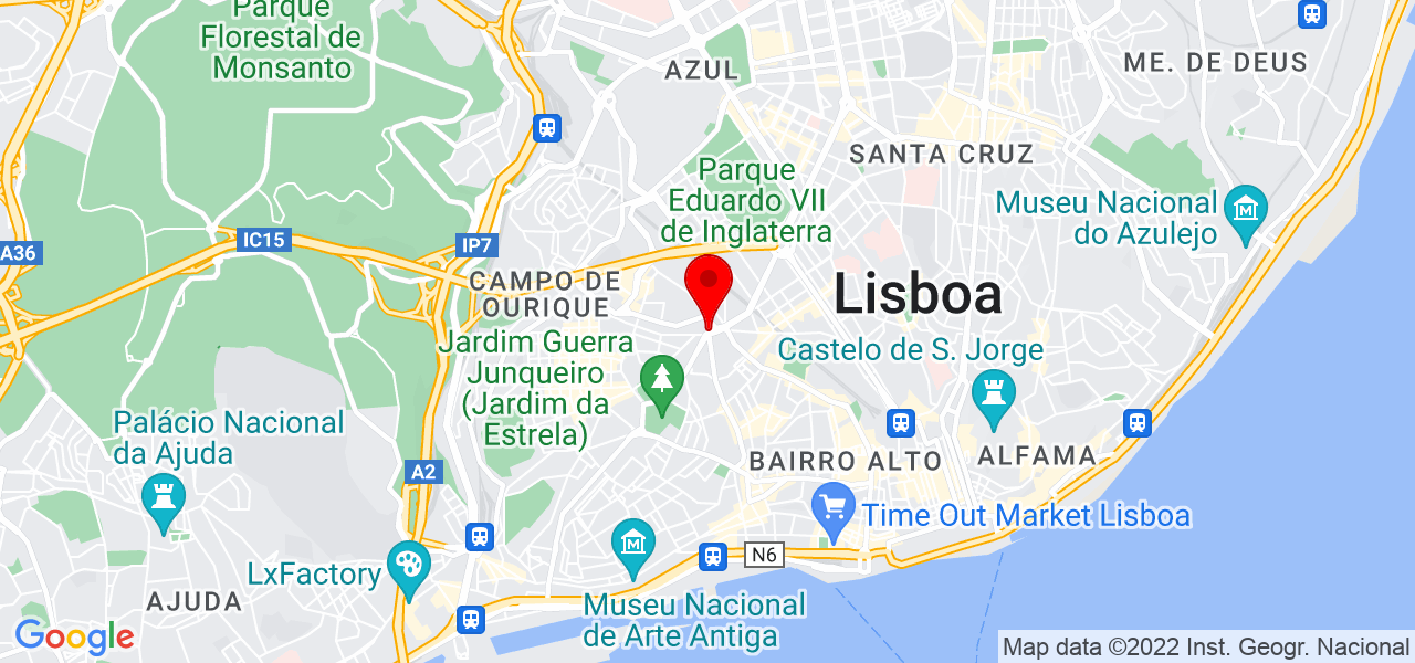 Nathalia Oliveira - Lisboa - Lisboa - Mapa