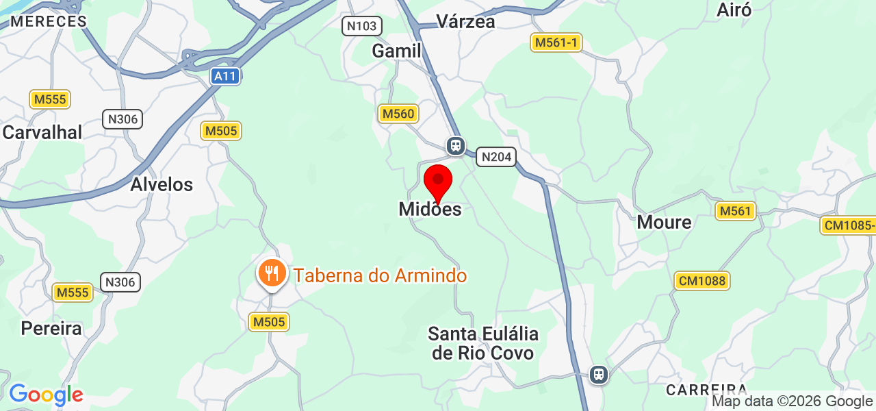 Mateus Gonçalves - Braga - Barcelos - Mapa