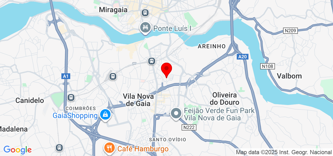 COURIER DRIVER - Porto - Vila Nova de Gaia - Karte