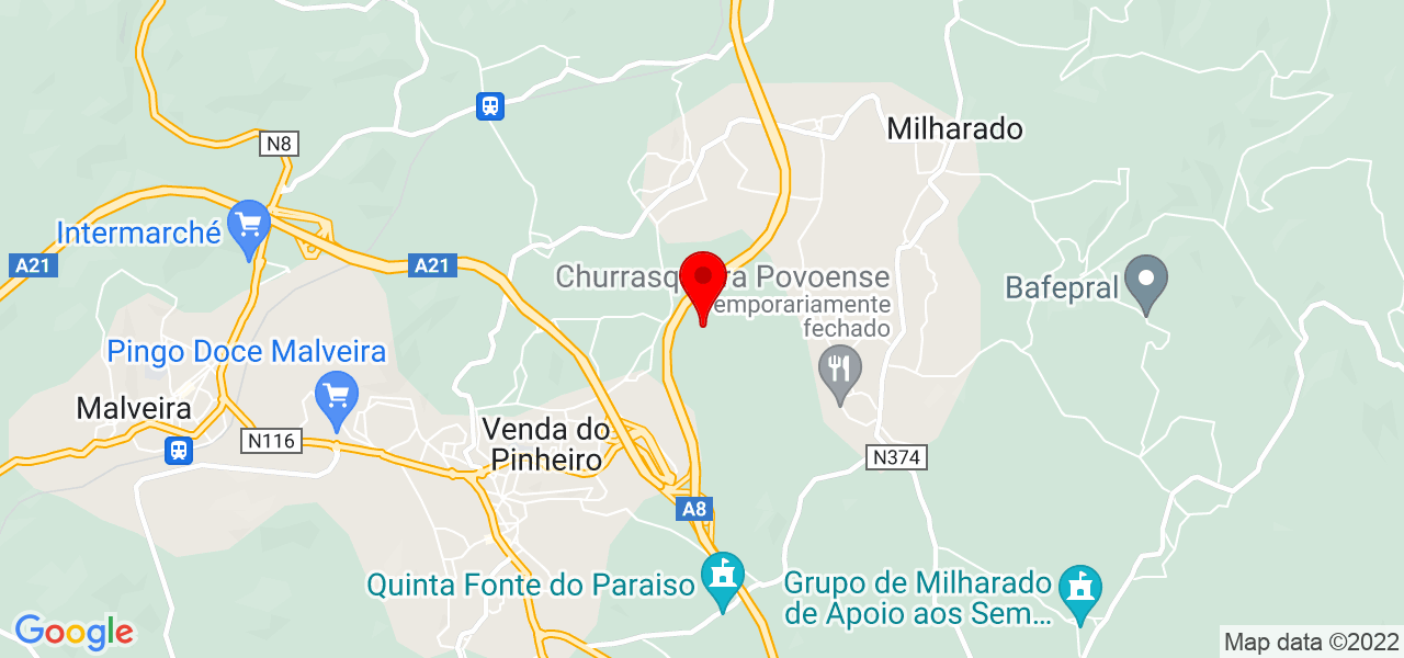 FM Construgarden - Lisboa - Mafra - Mapa