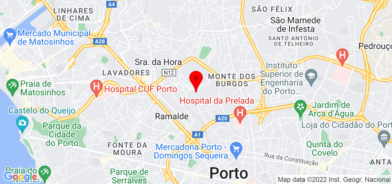 Andr&eacute; Cardoso Design - Porto - Porto - Mapa