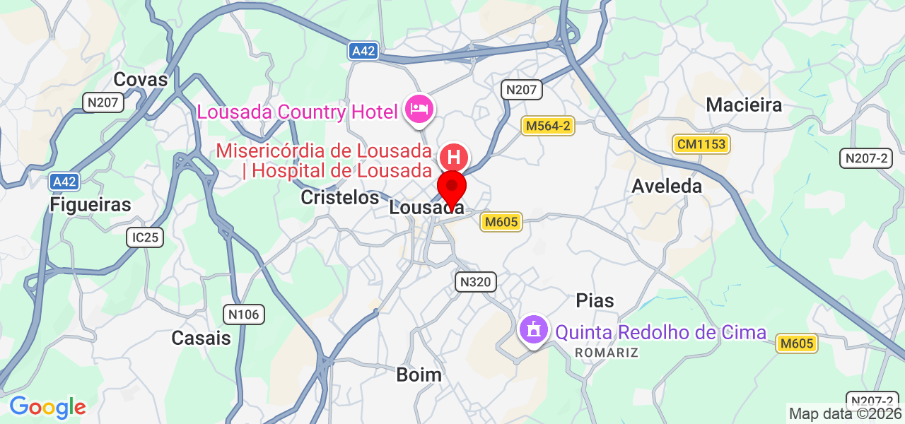Vanessa Gomes - Porto - Lousada - Mapa
