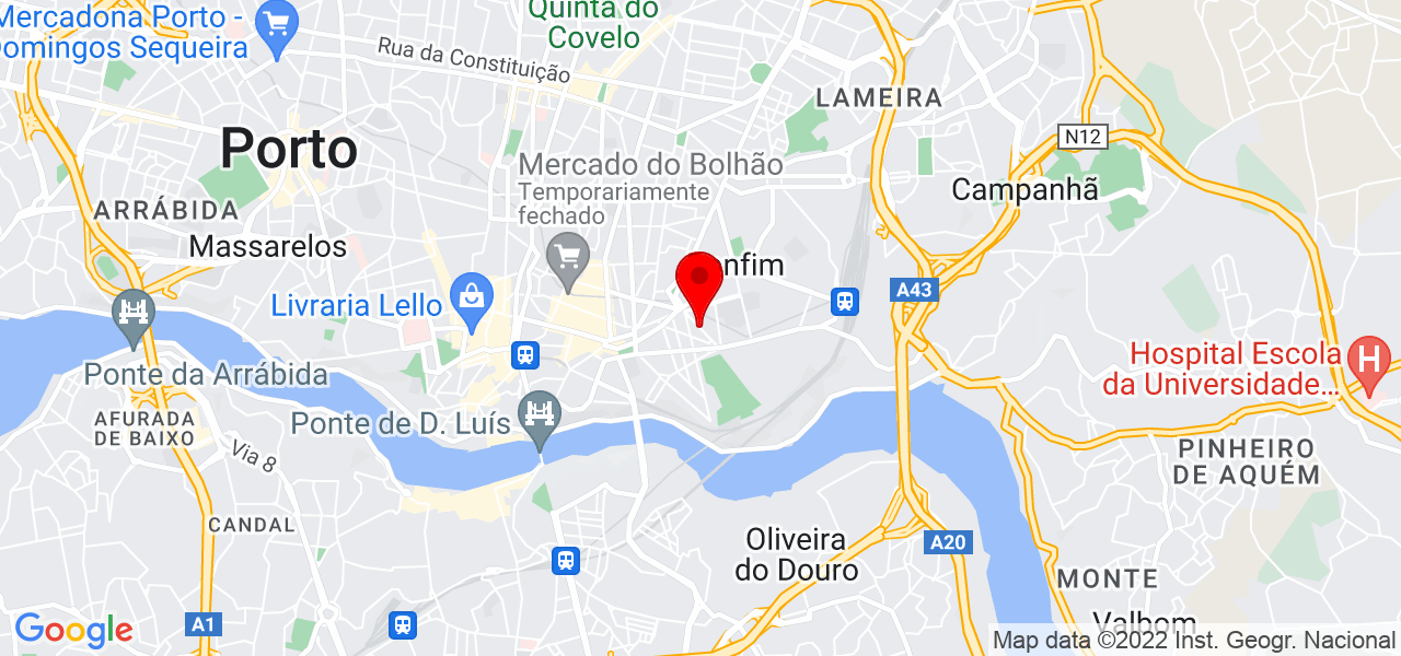 Damiano - Porto - Porto - Mapa