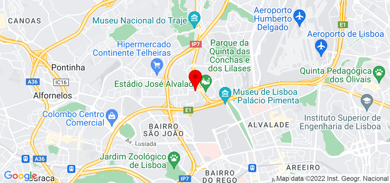 S&oacute;nia Ravasqueira - Lisboa - Lisboa - Mapa