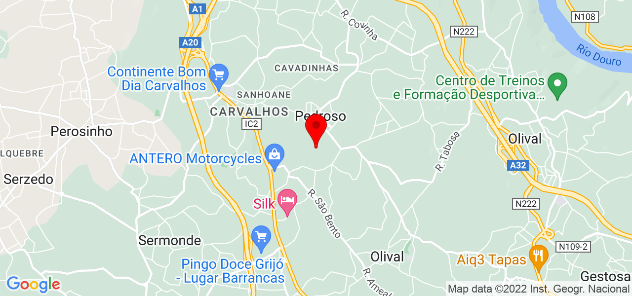 Susana Neves - Porto - Vila Nova de Gaia - Mapa