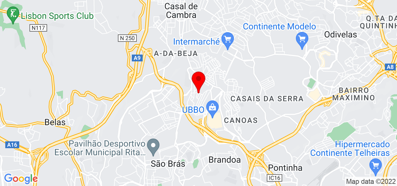 Cirino-Home Repair Services, Lda - Lisboa - Amadora - Map