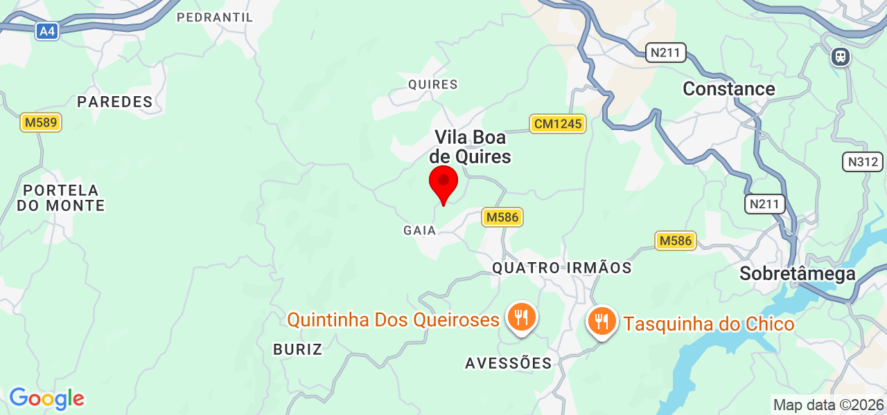 Regina Gonçalo - Porto - Marco de Canaveses - Karte