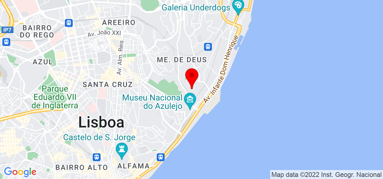 Mem&oacute;rias Doceria - Lisboa - Lisboa - Mapa