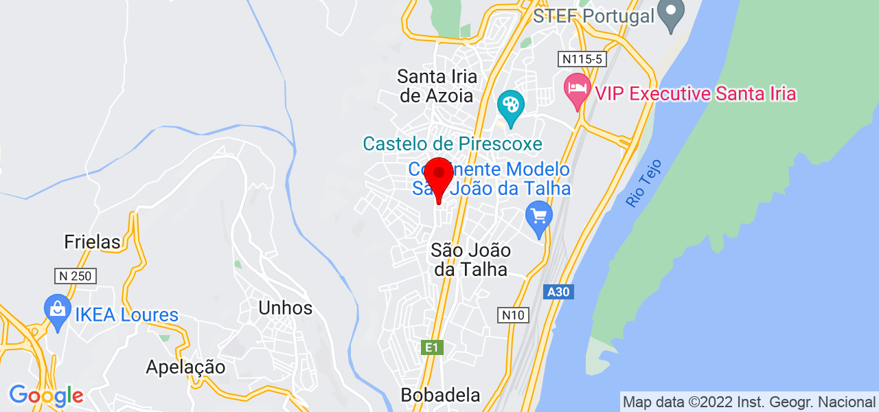 Teodora - Lisboa - Loures - Mapa