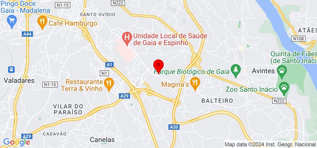 Jose - Porto - Vila Nova de Gaia - Mapa