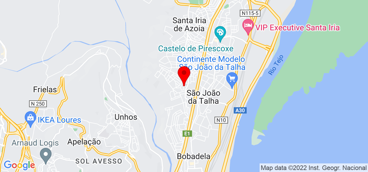 Vanessa Silva - Lisboa - Loures - Mapa