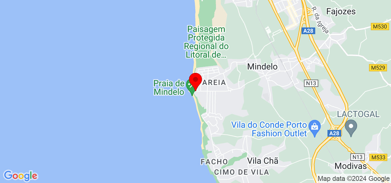 Denise - Porto - Vila do Conde - Mapa