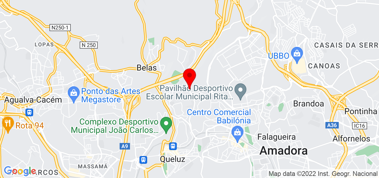 luis seno design - Lisboa - Amadora - Mapa