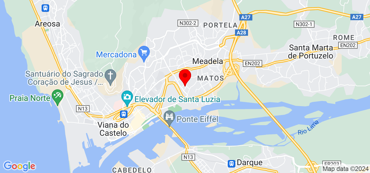 Passosearaujo - Viana do Castelo - Viana do Castelo - Mapa