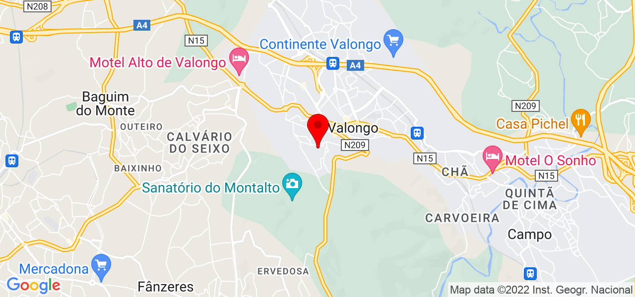 Ricardo Oliveira - Porto - Valongo - Mapa