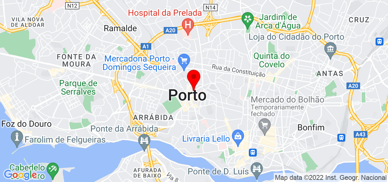 Djone - Porto - Porto - Mapa