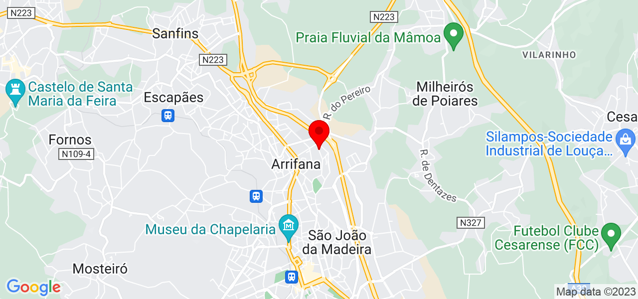 REMODELING _excel&ecirc;ncia em remodela&ccedil;&atilde;o de casas de banho - Aveiro - São João da Madeira - Mapa
