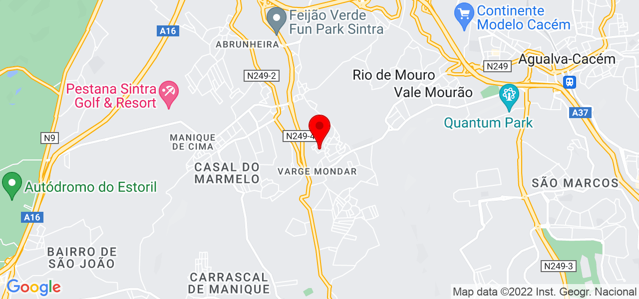 Carolina Palma - Lisboa - Sintra - Mapa