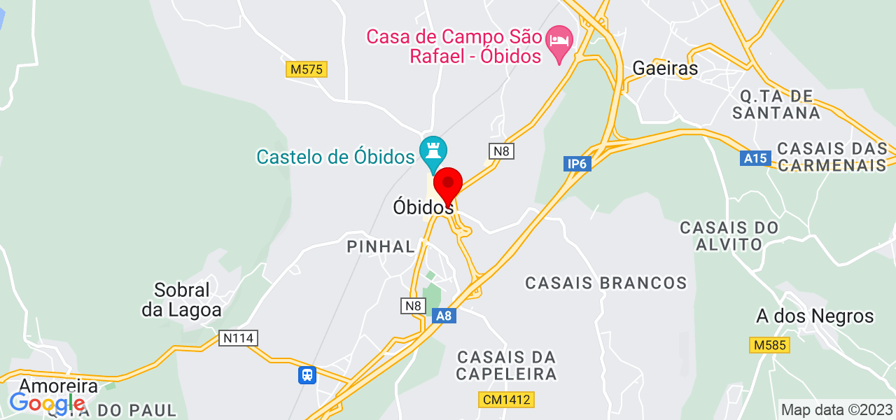 Babysitting/petsitting/administrativa - Leiria - Óbidos - Mapa
