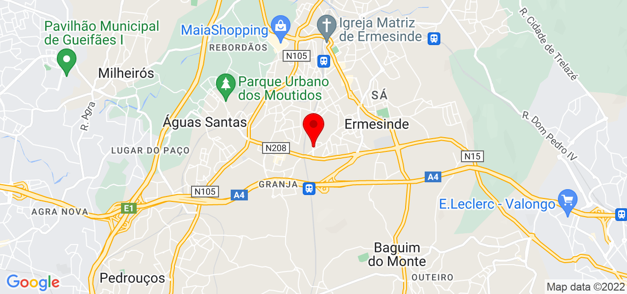 Elesandra Martins - Porto - Valongo - Mapa
