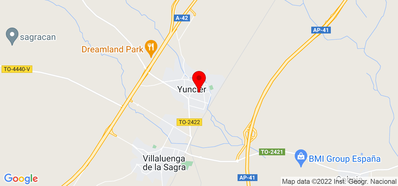 Pedro Manuel Garc&iacute;a Redondo - Castilla-La Mancha - Yuncler - Mapa