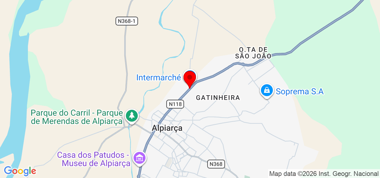 RS Remodelações - Santarém - Alpiarça - Karte