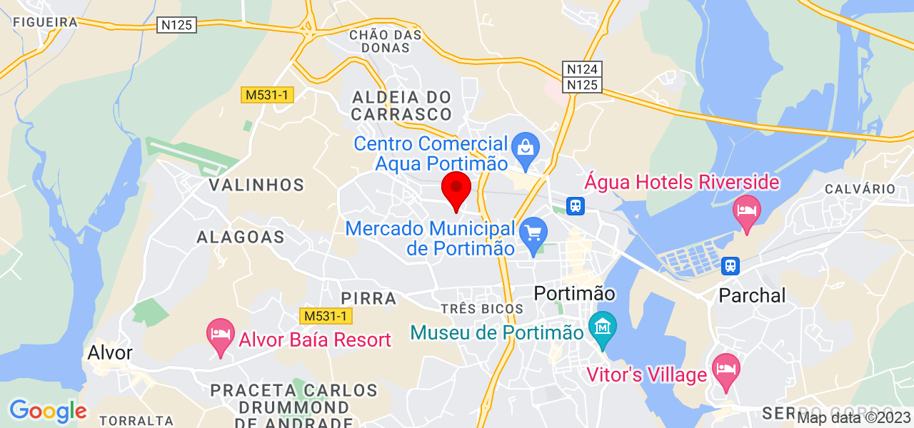 M&aacute;rio nunziato conte filho - Faro - Portimão - Mapa