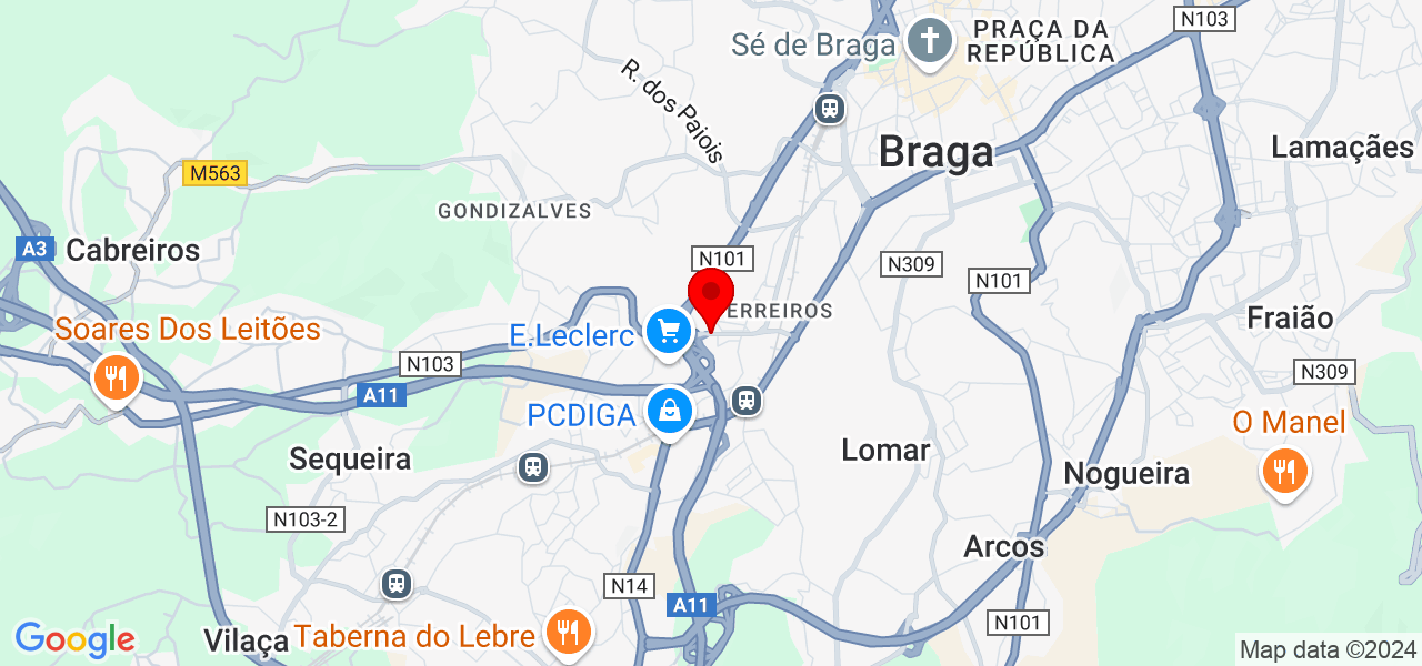 Filipa Martins - Braga - Braga - Mapa