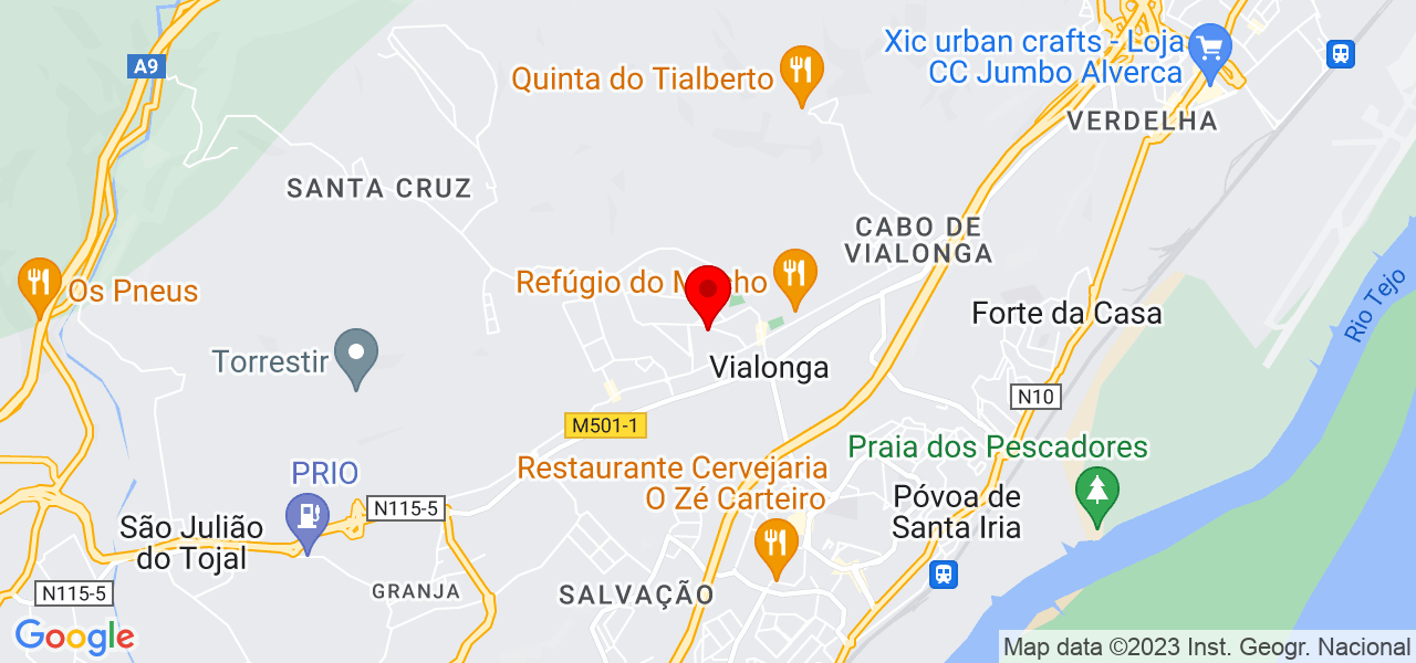 Giselle Lima - Lisboa - Vila Franca de Xira - Mapa