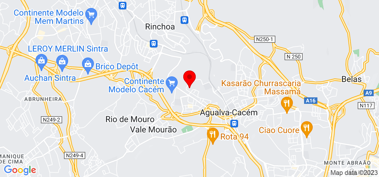 Ceida Filipe - Lisboa - Sintra - Mapa