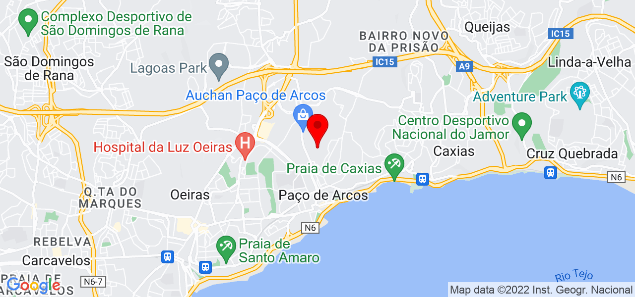 Veiga Constru&ccedil;&otilde;es &amp; Remodela&ccedil;&otilde;es - Lisboa - Oeiras - Mapa