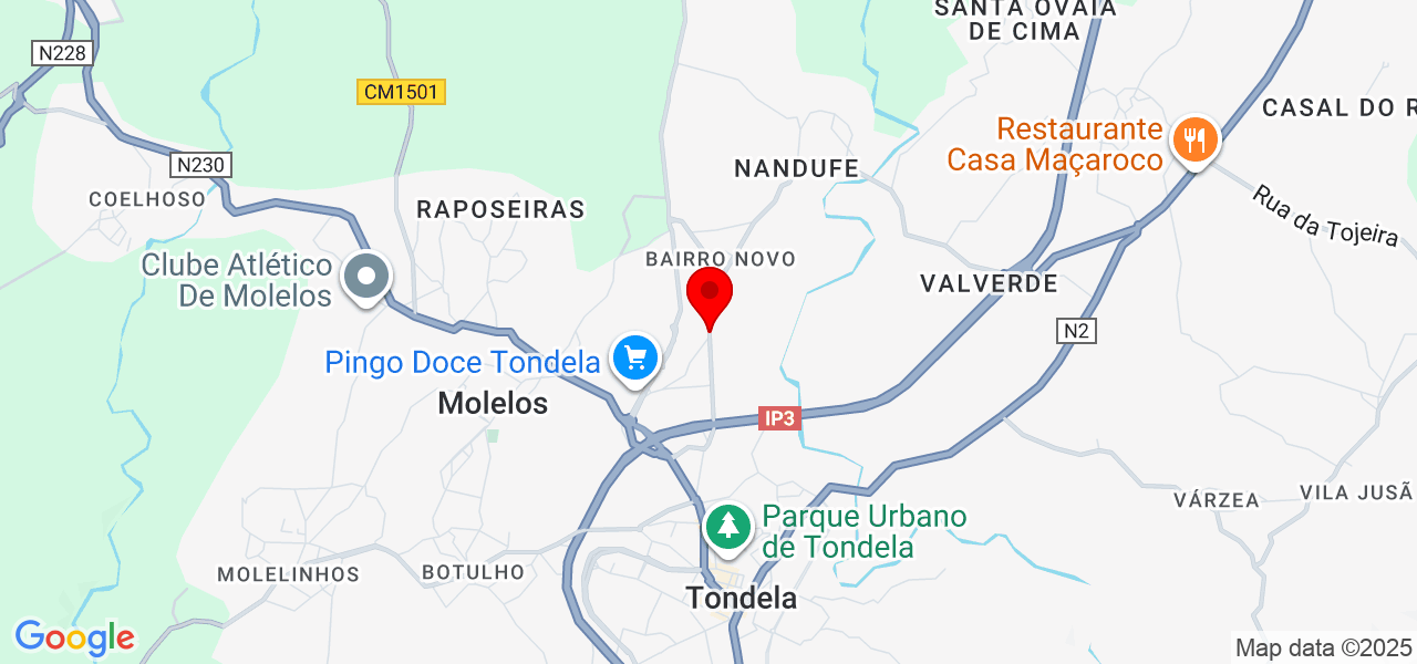 Zico - Viseu - Tondela - Karte
