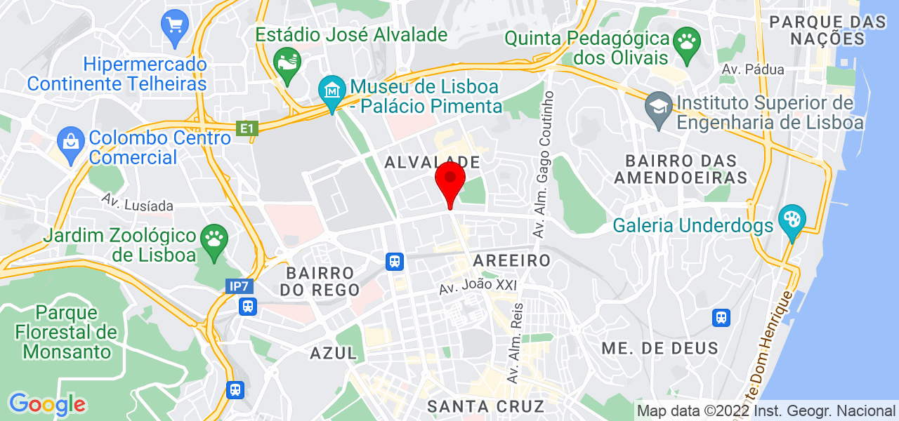 Gon&ccedil;alo Caboz - Lisboa - Lisboa - Mapa