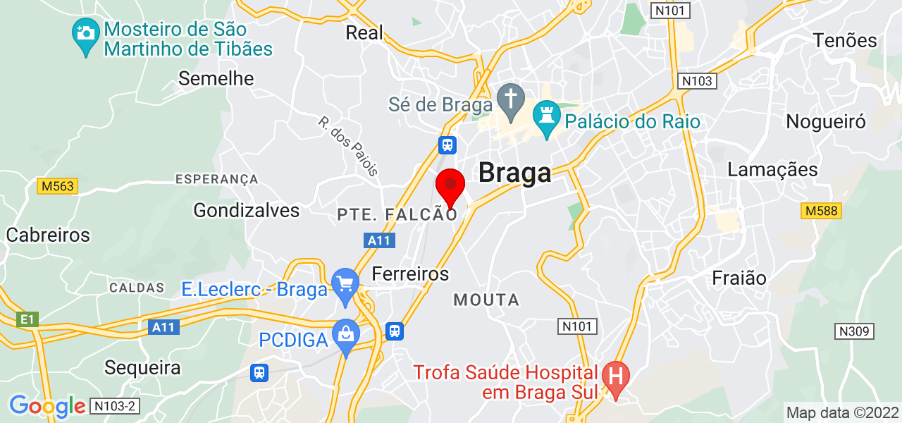 Diana M.Cruz - Braga - Braga - Mapa