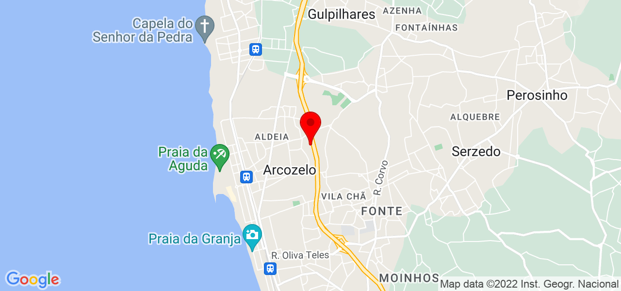 Isabel Maia - Porto - Vila Nova de Gaia - Mapa