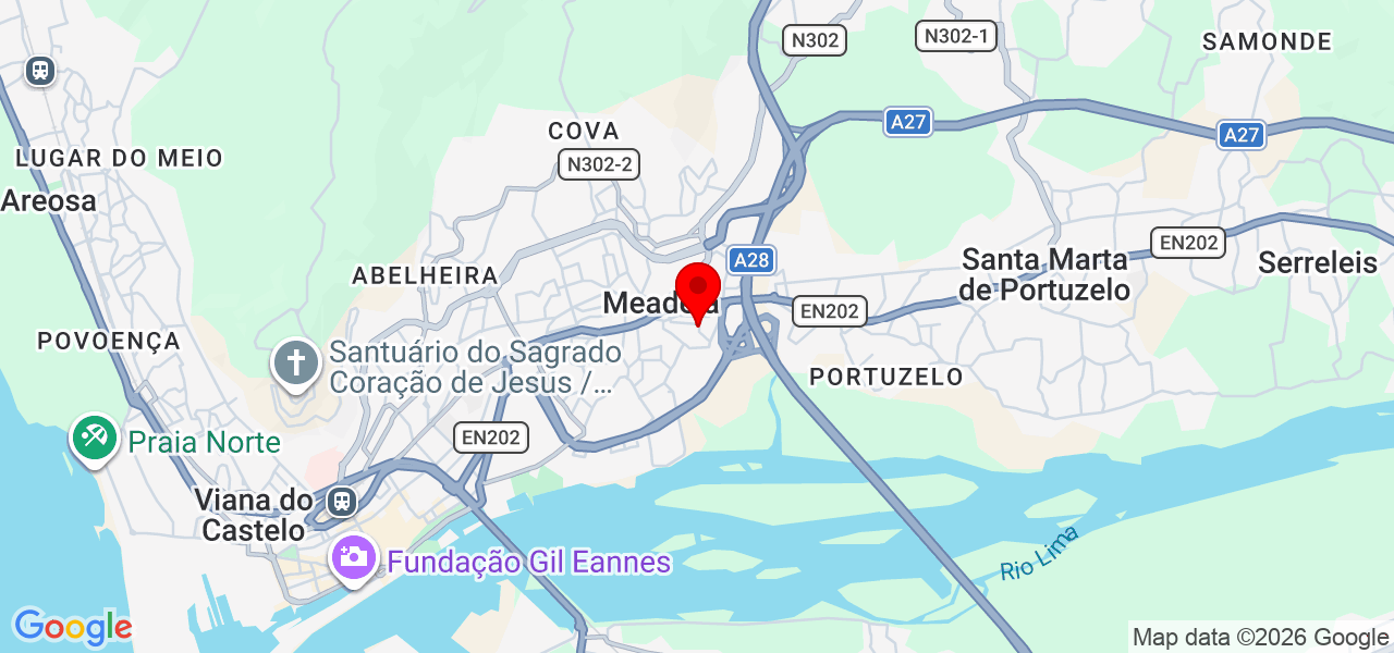 Brilhacor - Viana do Castelo - Viana do Castelo - Map