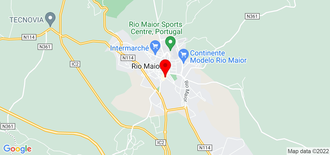Fabiano Lima - Santarém - Rio Maior - Mapa