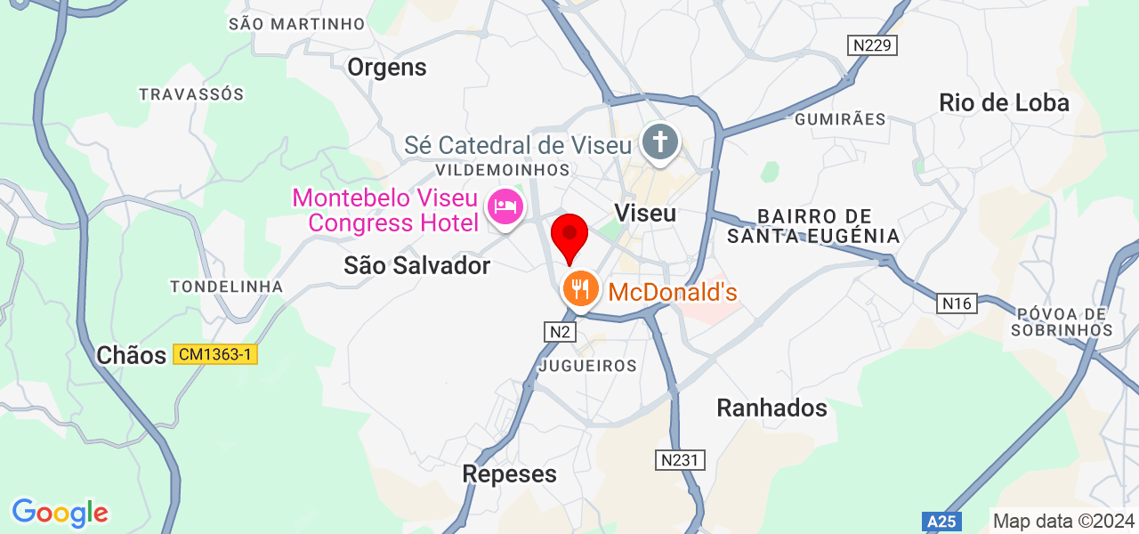 Rita Pereira - Viseu - Viseu - Map