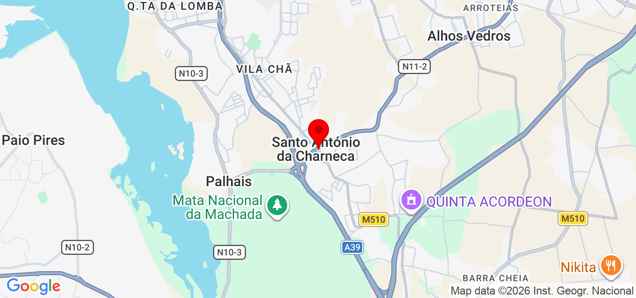 Alexandre Barreto - Setúbal - Barreiro - Map