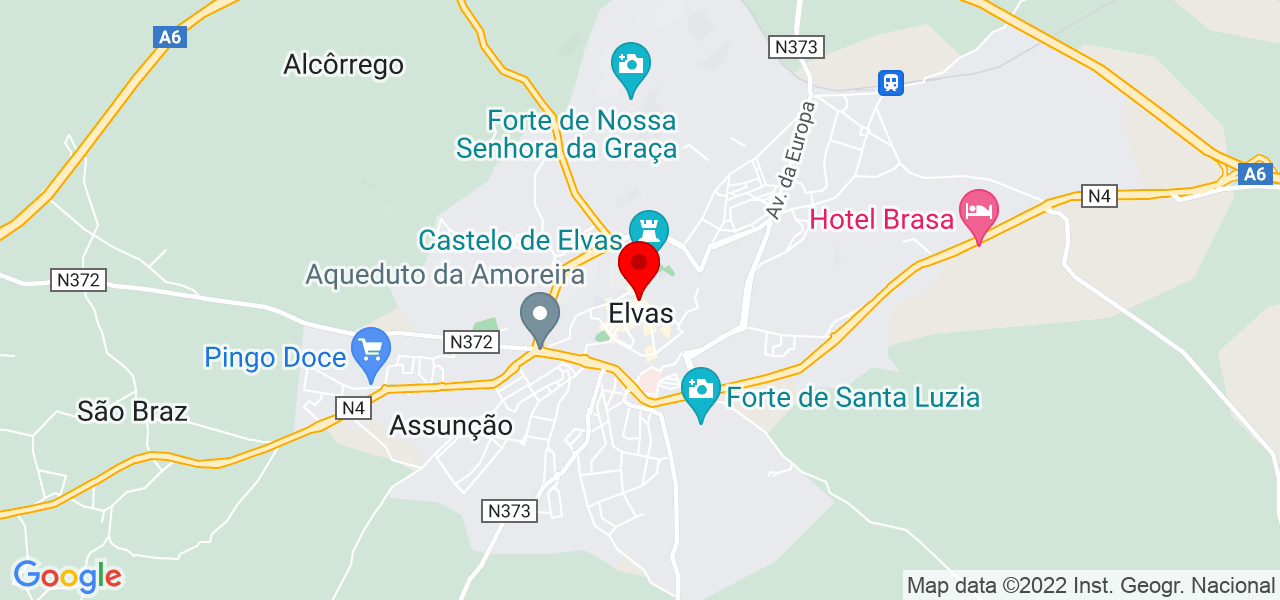 Jo&atilde;o  Maneta - Portalegre - Elvas - Mapa