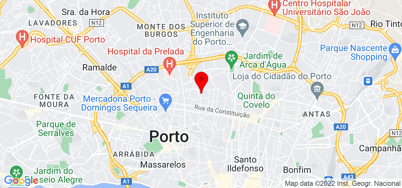 Thiago - Porto - Porto - Mapa