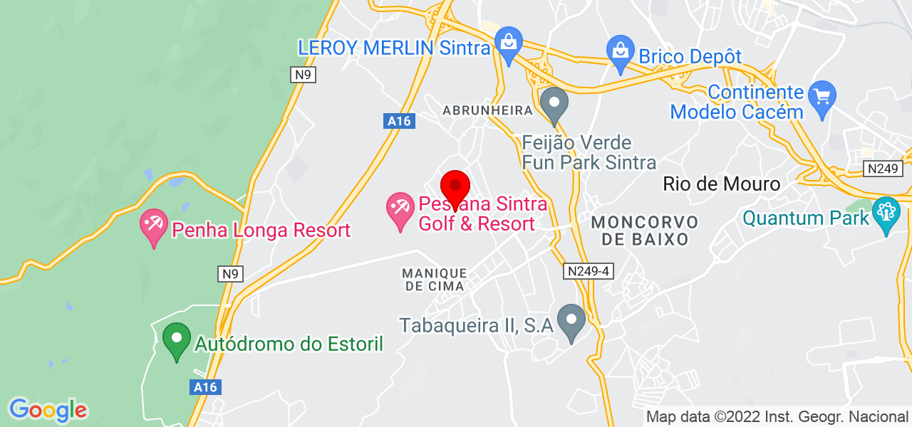 Francisco Calado - Lisboa - Sintra - Mapa